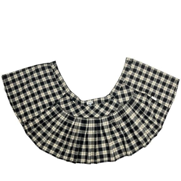 JOLT Womens Straight Hem Plaid Pleated Mini Wrap Skirt Multicolor Size XS - Picture 4 of 14